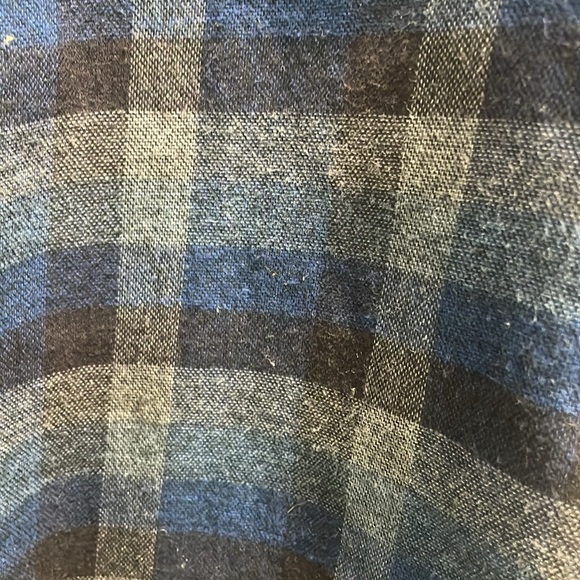 Preowned Original Weather Proof Vintage Flannel Size Medium Dark Blue Color. - Picture 6 of 11